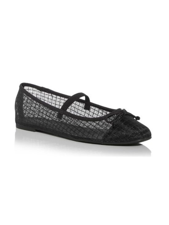 Kenneth Cole Shoes - Kenneth Cole New York Womens Myra Square Toe Ballet Flats Black Size 9.5 NEW